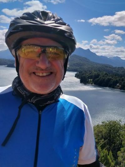 Paul Fisher Cycling on the  tour with redspokes